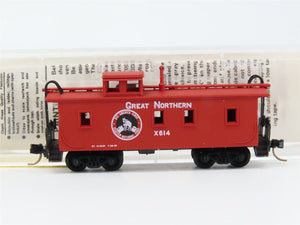 N Scale Micro-Trains MTL 51110 Great Northern 34' Wood-Sheathed Caboose X614 RTR