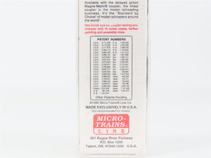 N Scale Micro-Trains MTL 51100 ATSF Santa Fe 34' Caboose 1207 RTR