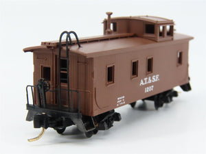 N Scale Micro-Trains MTL 51100 ATSF Santa Fe 34' Wood Sheathed Caboose 1207 RTR