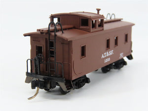 N Scale Micro-Trains MTL 51100 ATSF Santa Fe 34' Wood-Sheathed Caboose 1203 RTR