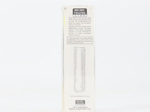 N Scale Micro-Trains MTL 51100 ATSF Santa Fe 34' Wood-Sheathed Caboose 1201 RTR