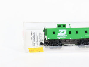N Scale Micro-Trains MTL 51090 Burlington Northern 34' Wood-Sheathed Caboose RTR