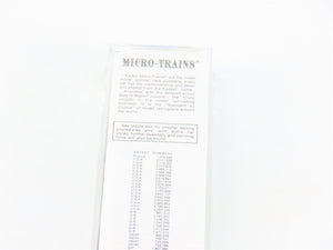 N Scale Micro-Trains MTL 51090 Burlington Northern 34' Wood-Sheathed Caboose RTR