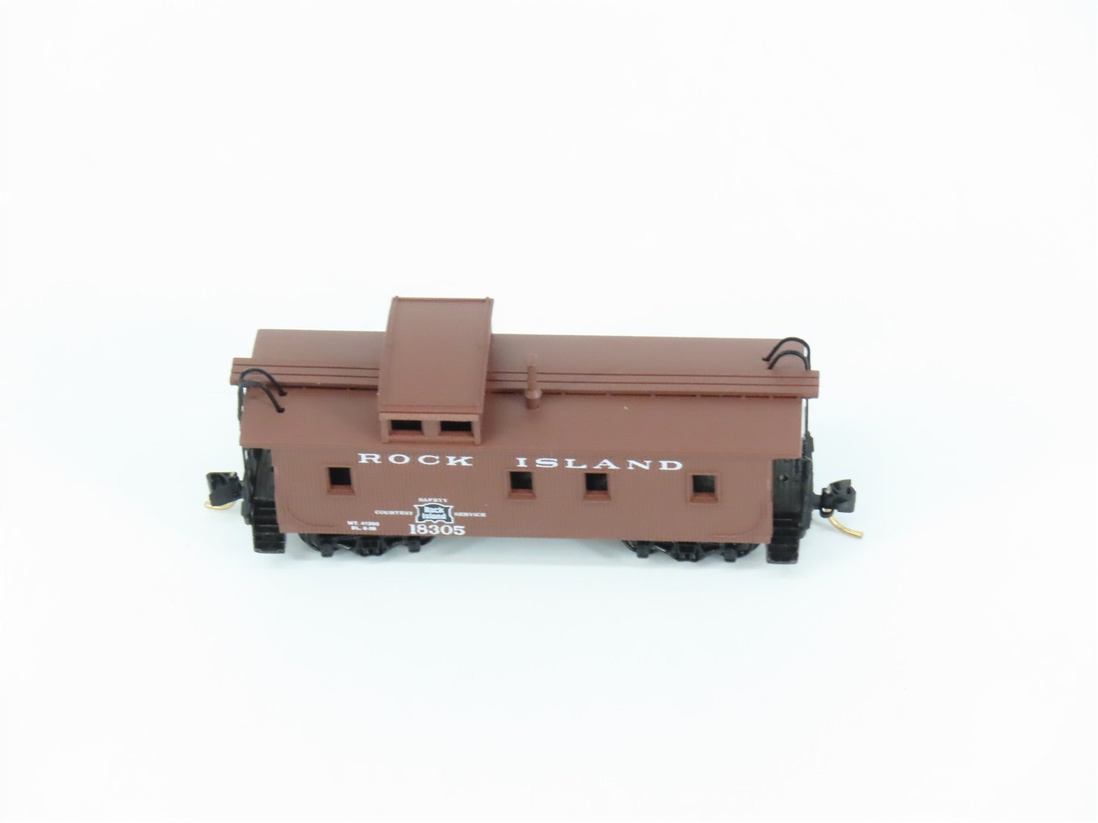 N Scale Micro-Trains MTL 51140 Rock Island 34' Wood-Sheathed Caboose 18305 RTR