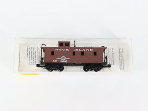 N Scale Micro-Trains MTL 51140 Rock Island 34' Wood-Sheathed Caboose 18305 RTR