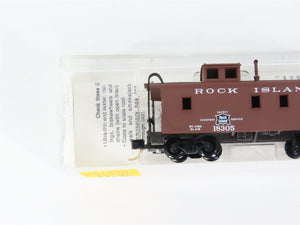N Scale Micro-Trains MTL 51140 Rock Island 34' Wood-Sheathed Caboose 18305 RTR