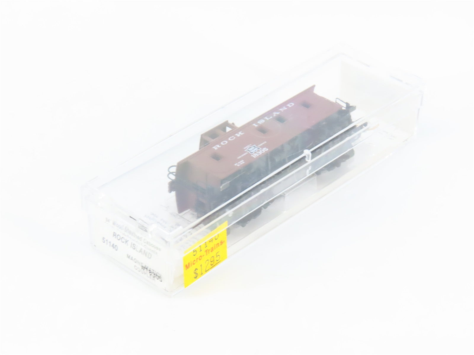 N Scale Micro-Trains MTL 51140 Rock Island 34' Wood-Sheathed Caboose 18305 RTR