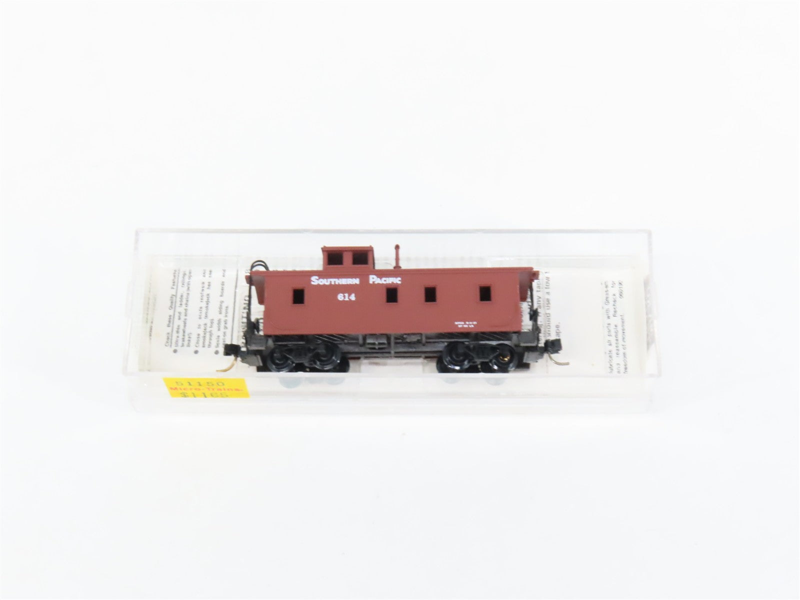 N Scale Micro-Trains MTL 51150 SP Southern Pacific 34' Wood-Sheathed Caboose RTR