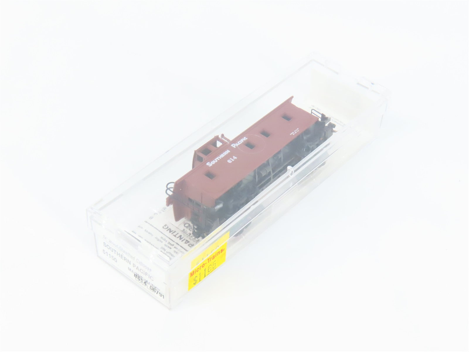 N Scale Micro-Trains MTL 51150 SP Southern Pacific 34' Wood-Sheathed Caboose RTR
