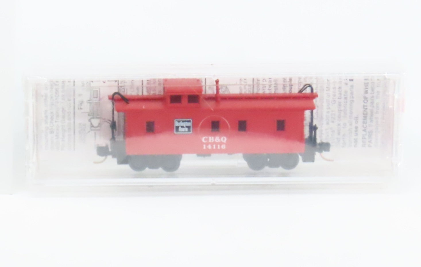 N Scale Micro-Trains MTL 51120 CB&Q Burlington Route 34' Caboose 14116 RTR