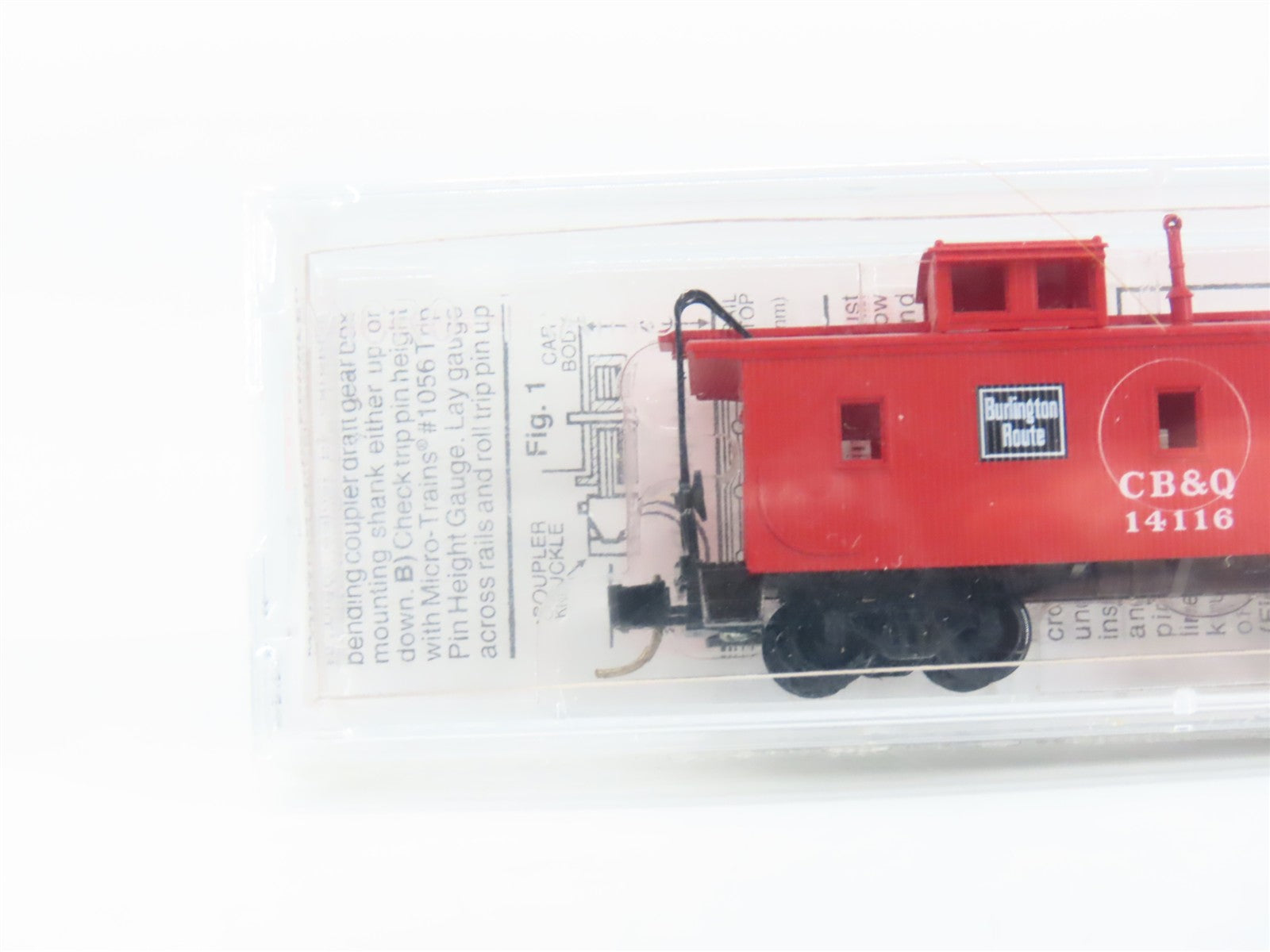 N Scale Micro-Trains MTL 51120 CB&Q Burlington Route 34' Caboose 14116 RTR