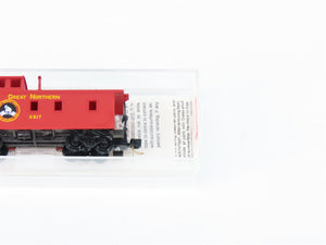 N Scale Micro-Trains MTL 51110 Great Northern 34' Wood-Sheathed Caboose X617 RTR