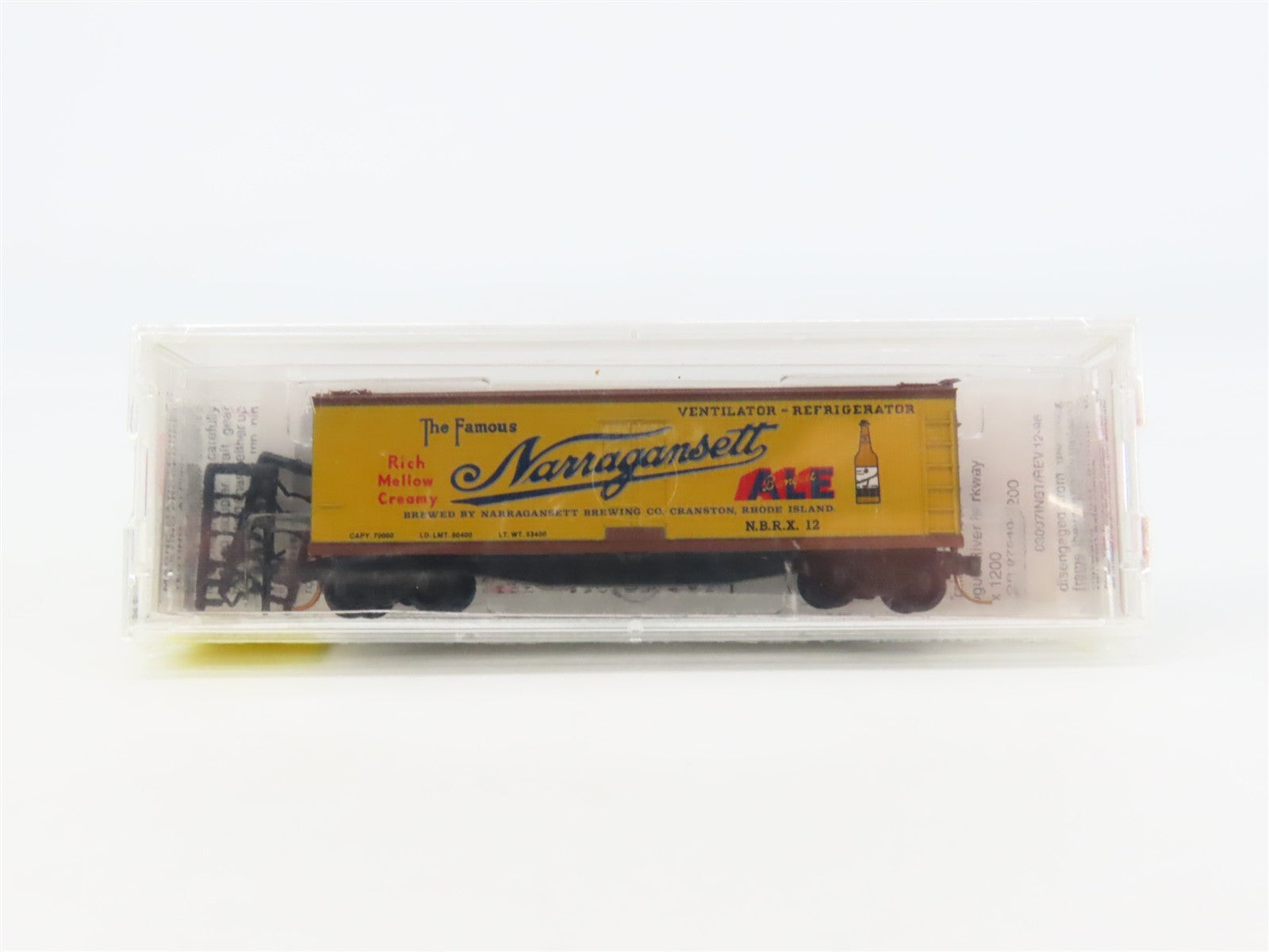 N Scale Micro-Trains MTL 49220 NBRX Narragansett 40' Reefer 12 RTR