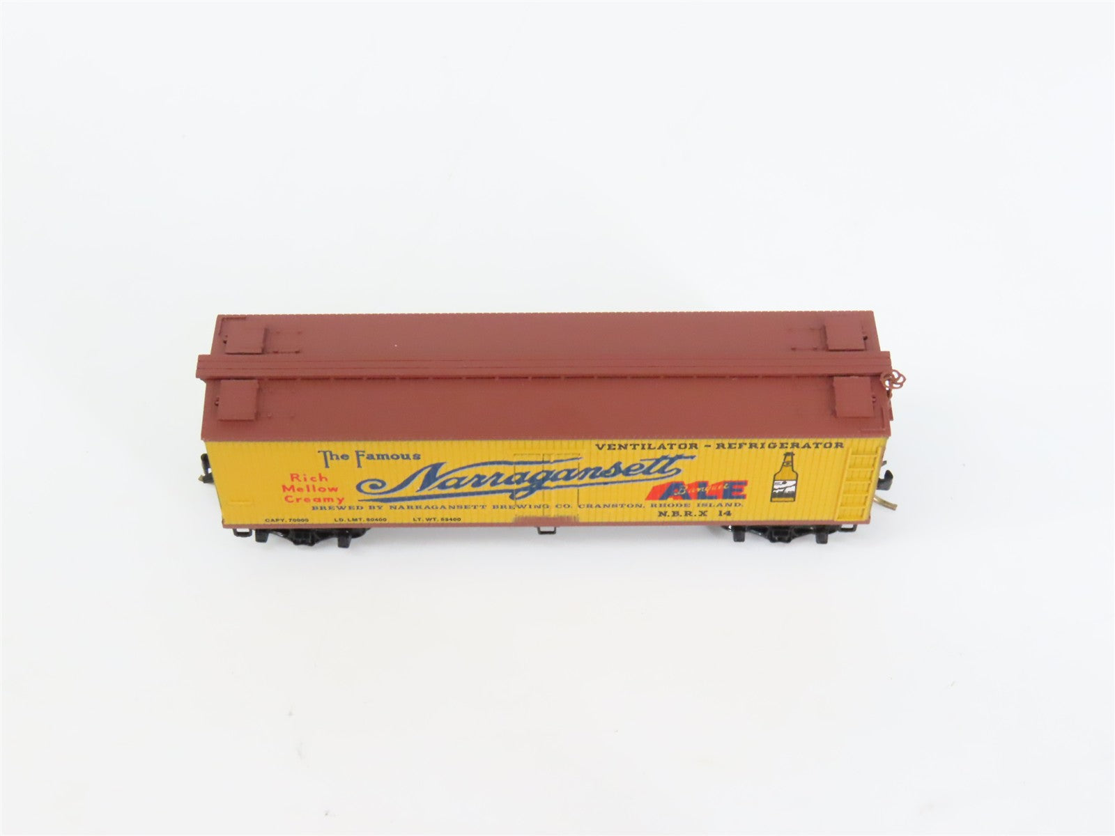 N Scale Micro-Trains MTL 49220 NBRX Narragansett 40' Wood-Sheathed Reefer 14 RTR
