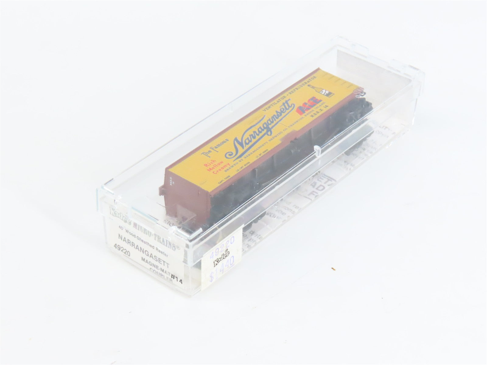 N Scale Micro-Trains MTL 49220 NBRX Narragansett 40' Wood-Sheathed Reefer 14 RTR