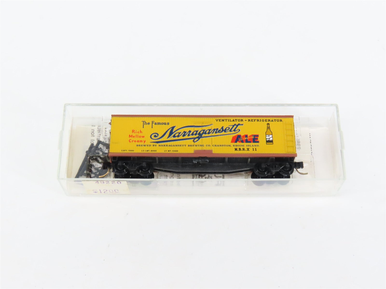 N Scale Micro-Trains MTL 49220 Narragansett 40' Double Sheathed Wood Reefer RTR