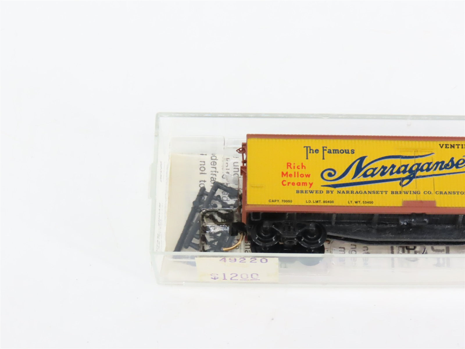 N Scale Micro-Trains MTL 49220 Narragansett 40' Double Sheathed Wood Reefer RTR