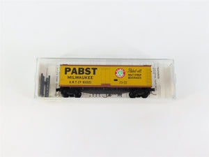N Scale Micro-Trains MTL 49200 URTC Pabst 40' Double Sheathed Wood Reefer RTR