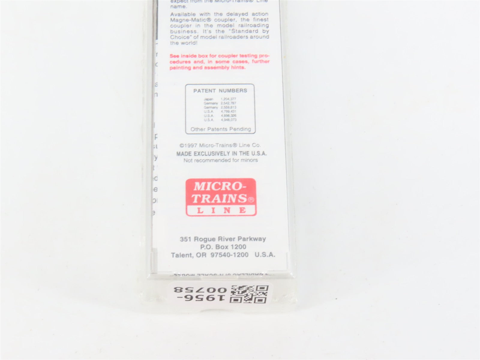 N Scale Micro-Trains MTL 49190 Canada Dry 40' Double-Sheathed Wood Reefer RTR