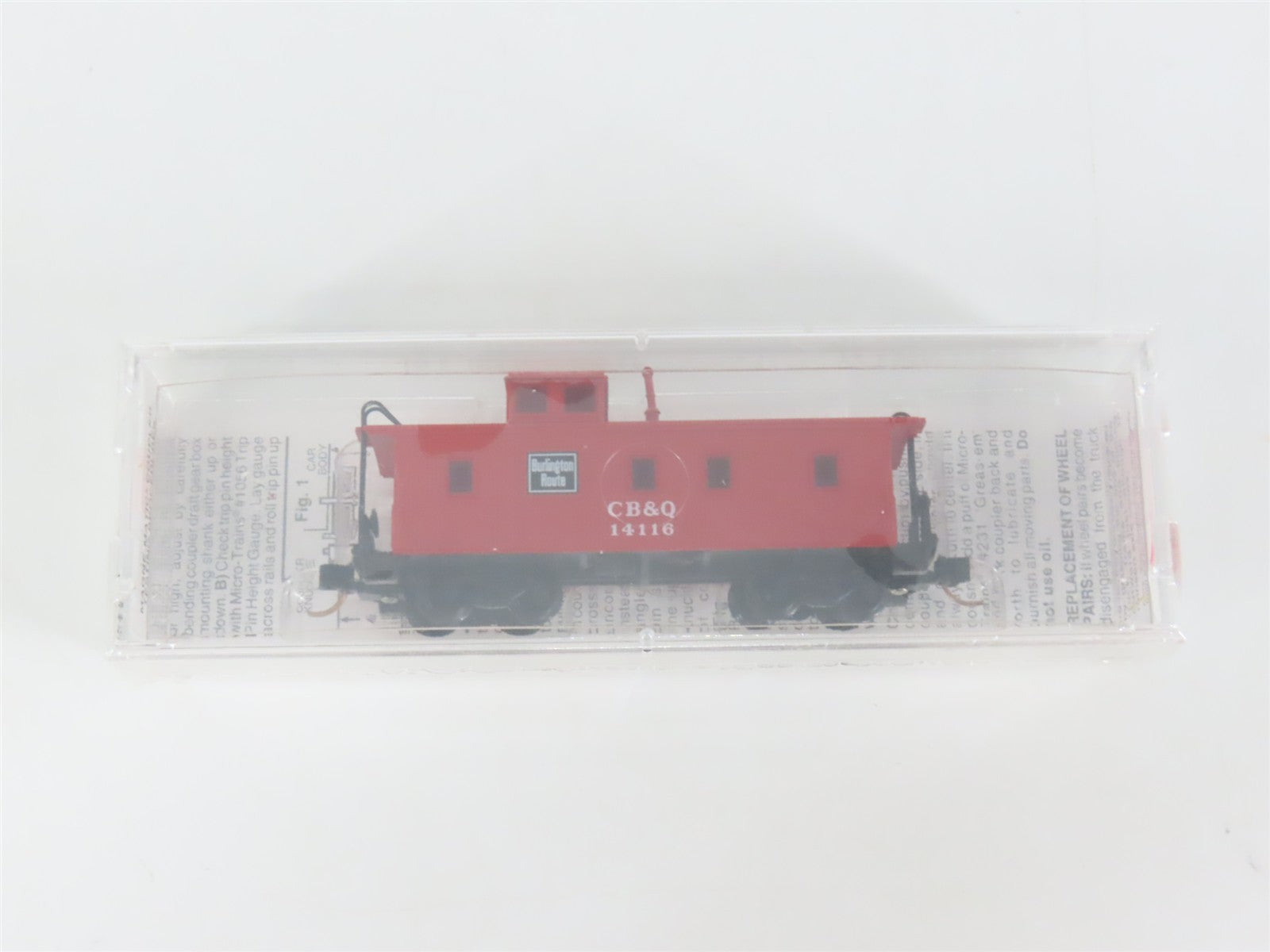 N Scale Micro-Trains MTL 51120 CB&Q Burlington Route 34' Caboose 14116 RTR