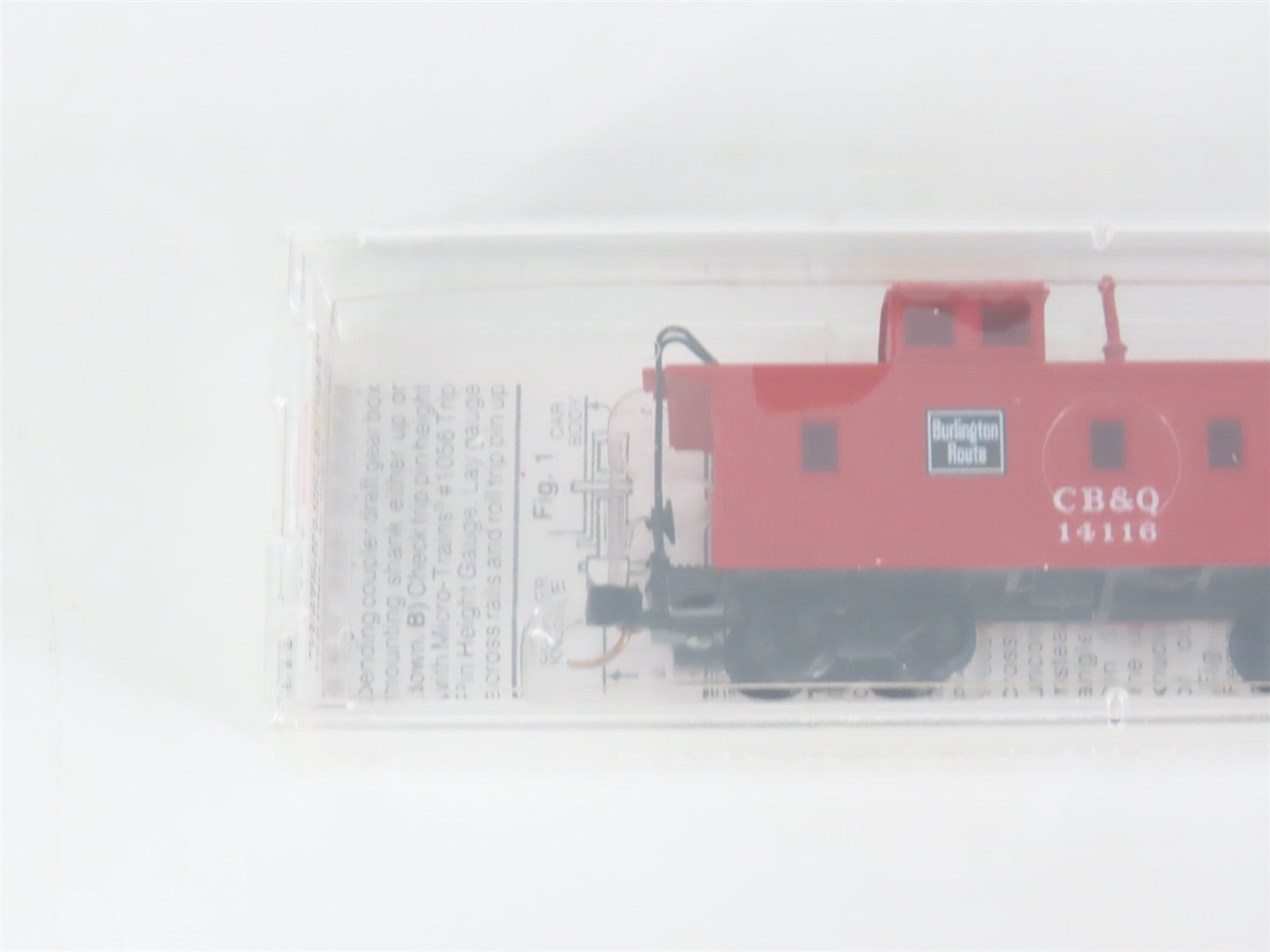 N Scale Micro-Trains MTL 51120 CB&Q Burlington Route 34' Caboose 14116 RTR