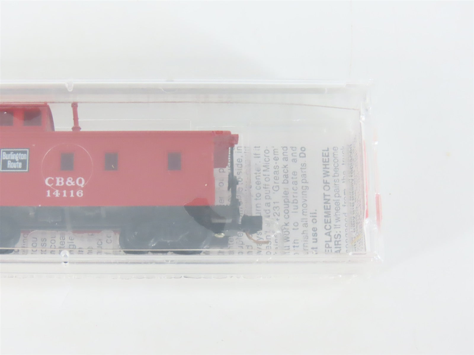 N Scale Micro-Trains MTL 51120 CB&Q Burlington Route 34' Caboose 14116 RTR