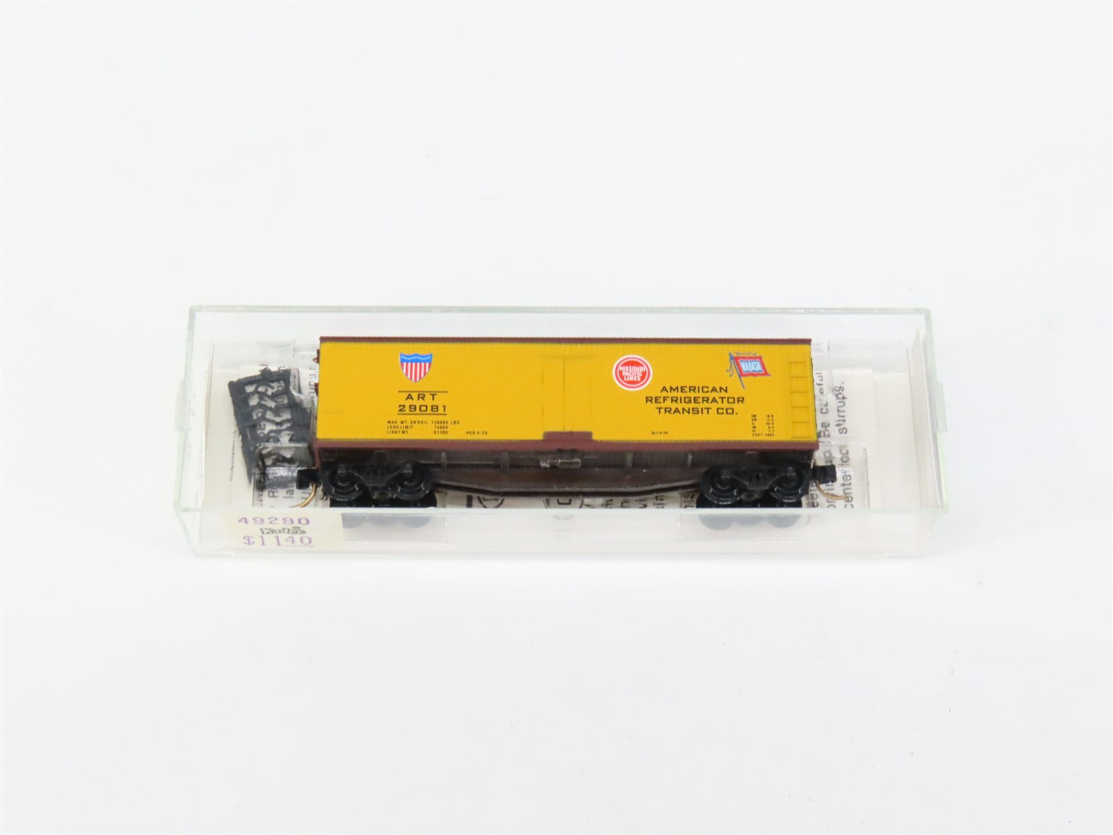 N Scale Micro-Trains MTL 49290 American Refrigerator Transit Co. 40' Reefer RTR