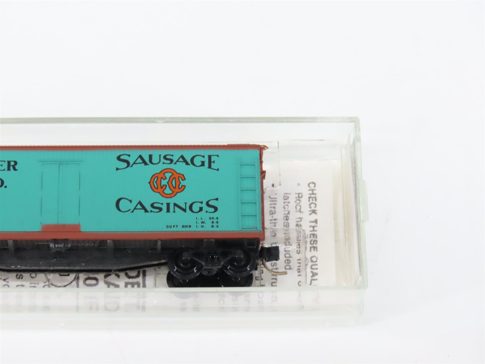 N Scale Micro-Trains MTL 49280 OPPX Oppenheimer Casing Co. 40' Reefer 8025 RTR