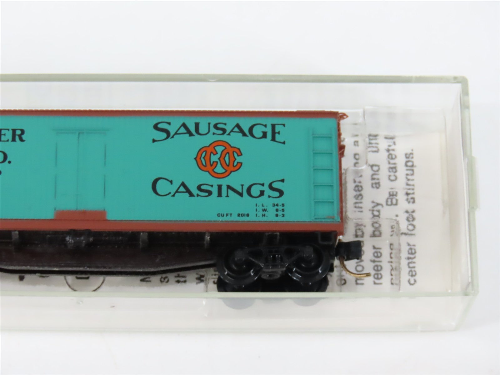 N Scale Micro-Trains MTL 49280 OPPX Oppenheimer Casing Co. 40' Reefer 8025 RTR