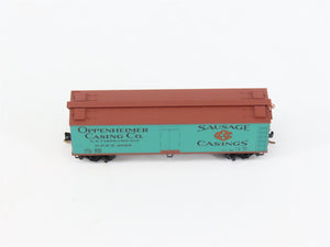 N Scale Micro-Trains MTL 49280 OPPX Oppenheimer Casing Co. 40' Reefer 8025 RTR