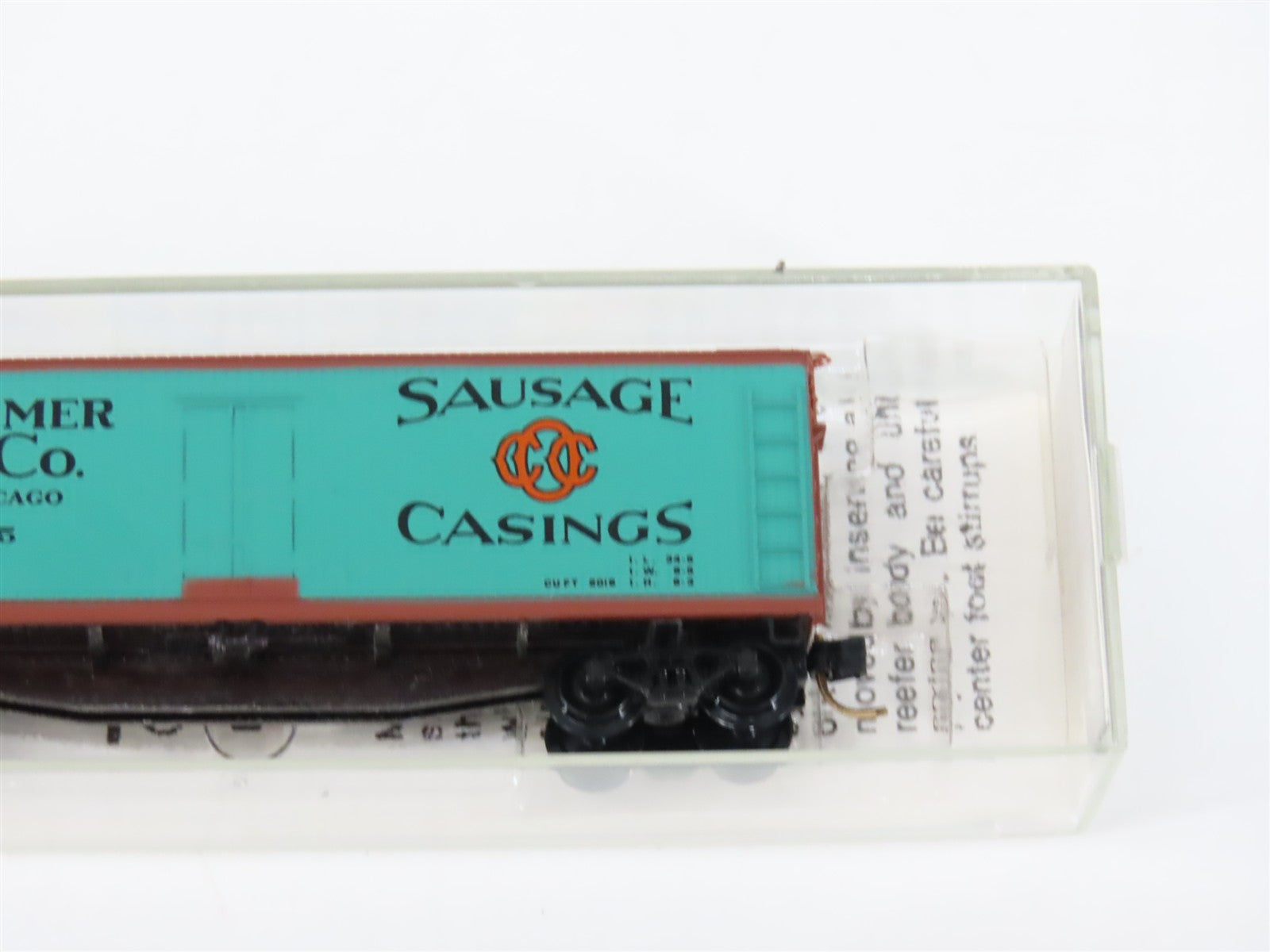 N Scale Micro-Trains MTL 49280 OPPX Oppenheimer Casing Co. 40' Reefer 8025 RTR