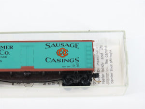 N Scale Micro-Trains MTL 49280 OPPX Oppenheimer Casing Co. 40' Reefer 8025 RTR