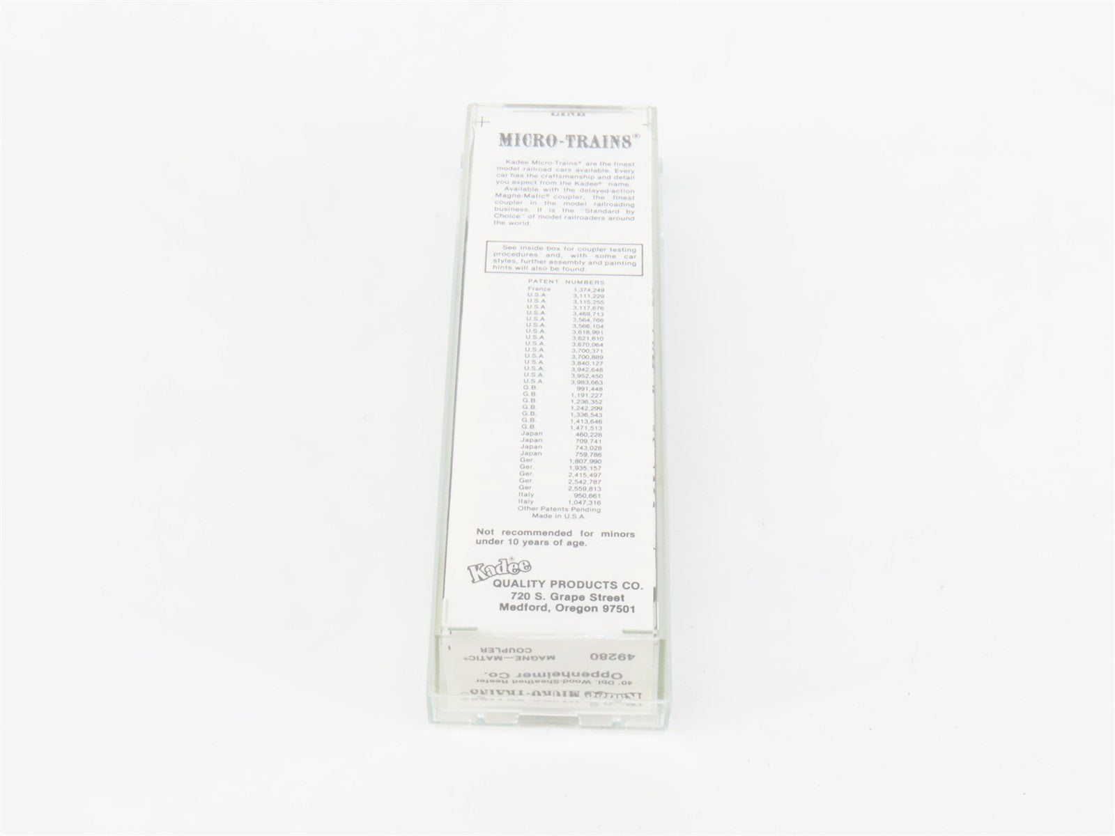N Scale Micro-Trains MTL 49280 OPPX Oppenheimer Casing Co. 40' Reefer 8025 RTR