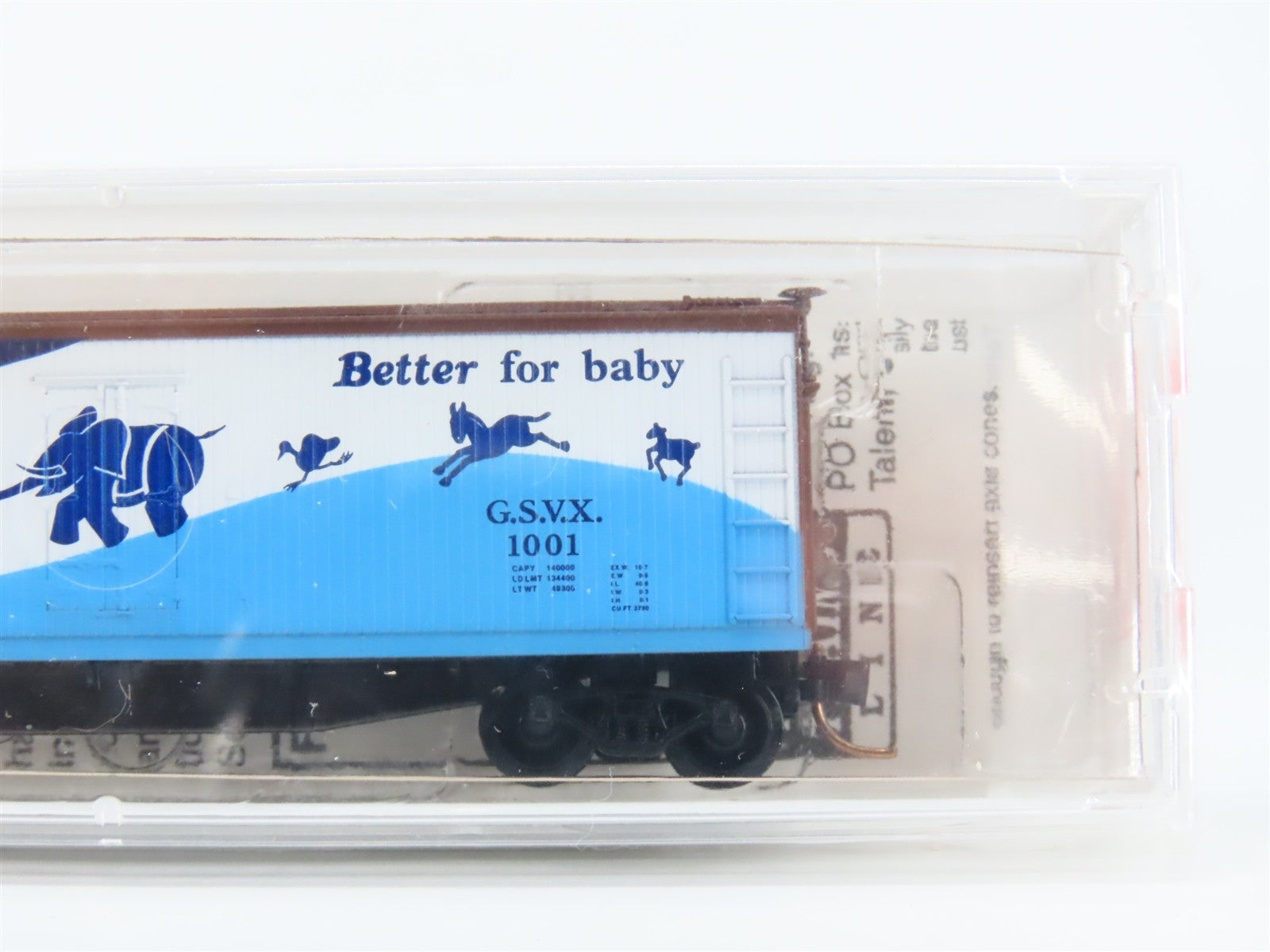 N Scale Micro-Trains MTL 49330 GSVX Gerber Products Company 40' Reefer 1001 RTR
