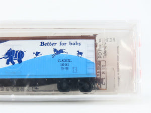 N Scale Micro-Trains MTL 49330 GSVX Gerber Products Company 40' Reefer 1001 RTR