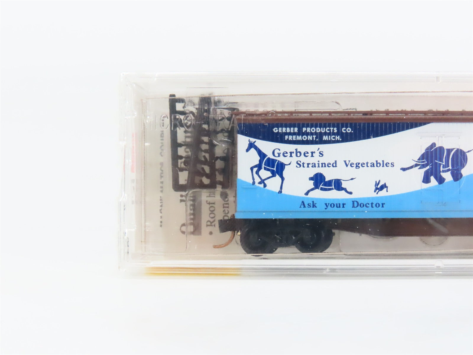 N Scale Micro-Trains MTL 49330 GSVX Gerber Products Company 40' Wood Reefer RTR