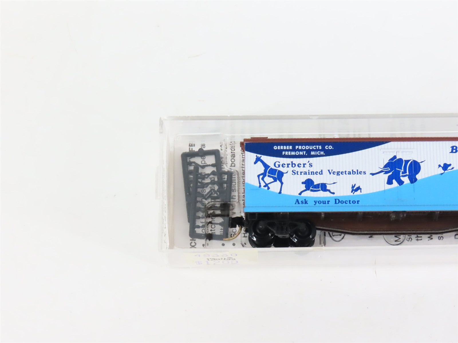 N Scale Micro-Trains MTL 49330 GSVX Gerber 40' Reefer 1002 RTR