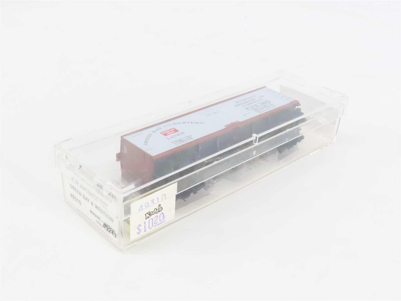 N Scale Micro-Trains MTL 49310 Green Bay & Western 40' Wood-Sheathed Reefer RTR