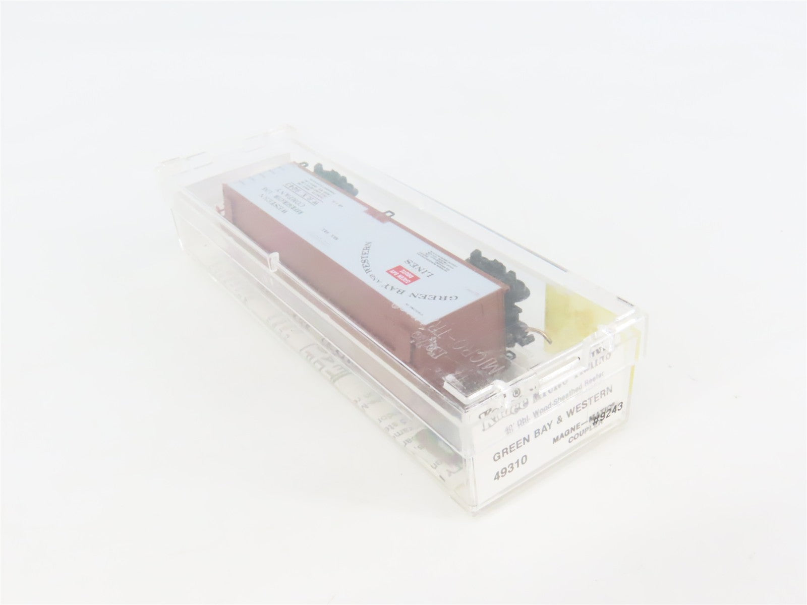 N Scale Micro-Trains MTL 49310 Green Bay & Western 40' Wood-Sheathed Reefer RTR