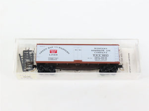N Scale Micro-Trains MTL 49310 Green Bay & Western 40' Wood-Sheathed Reefer RTR