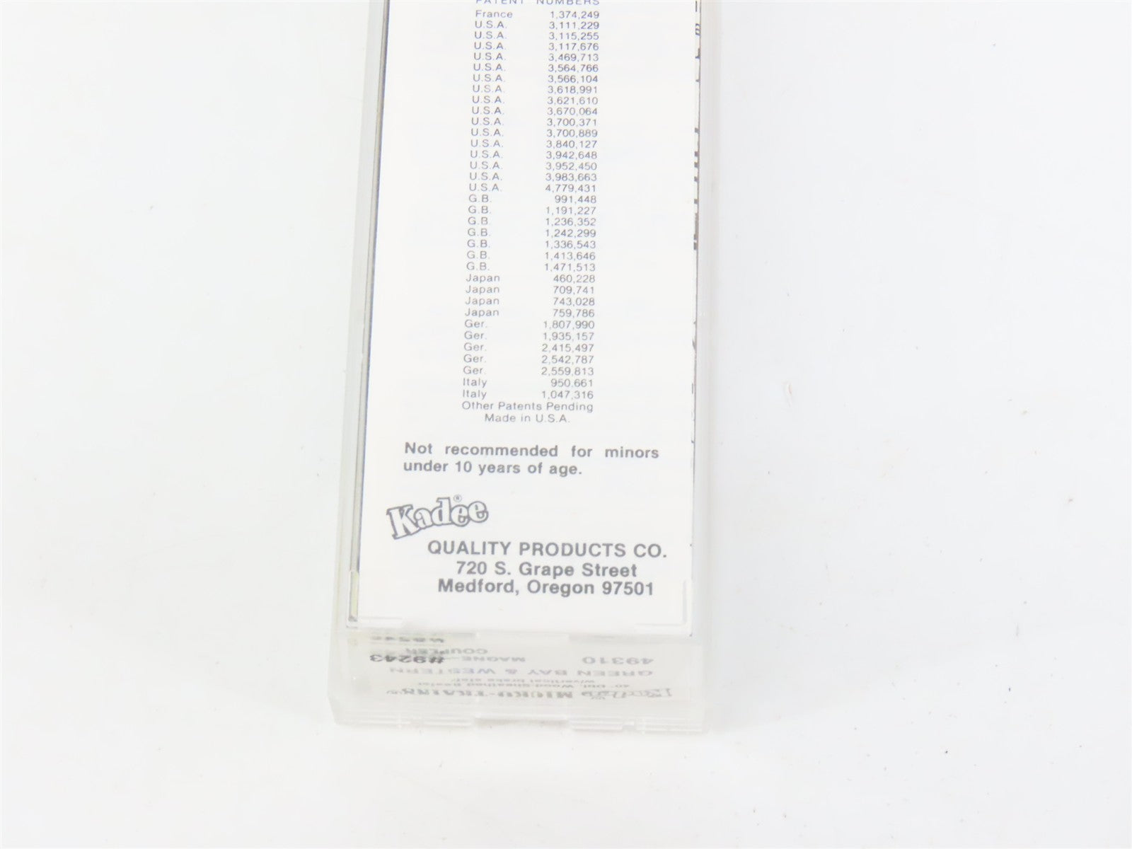 N Scale Micro-Trains MTL 49310 Green Bay & Western 40' Wood-Sheathed Reefer RTR