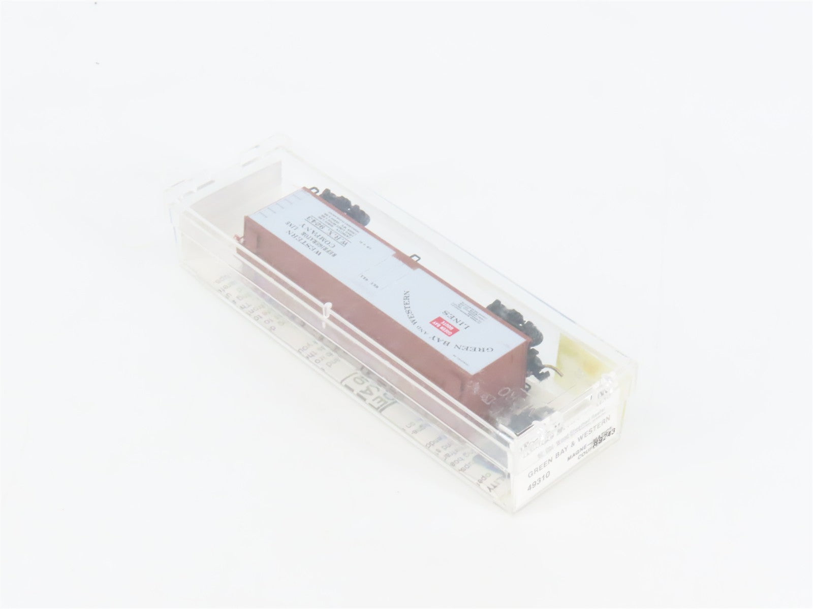 N Scale Micro-Trains MTL 49310 Green Bay & Western 40' Wood-Sheathed Reefer RTR