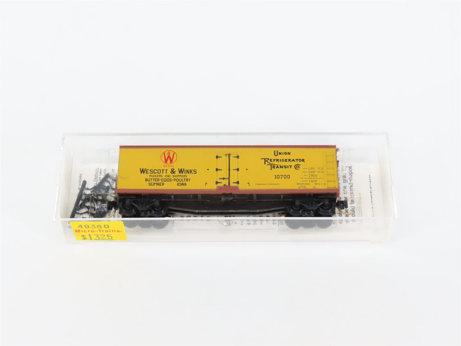 N Scale Micro-Trains MTL 49380 Union Refrigerator Transit Co. 40' Reefer RTR