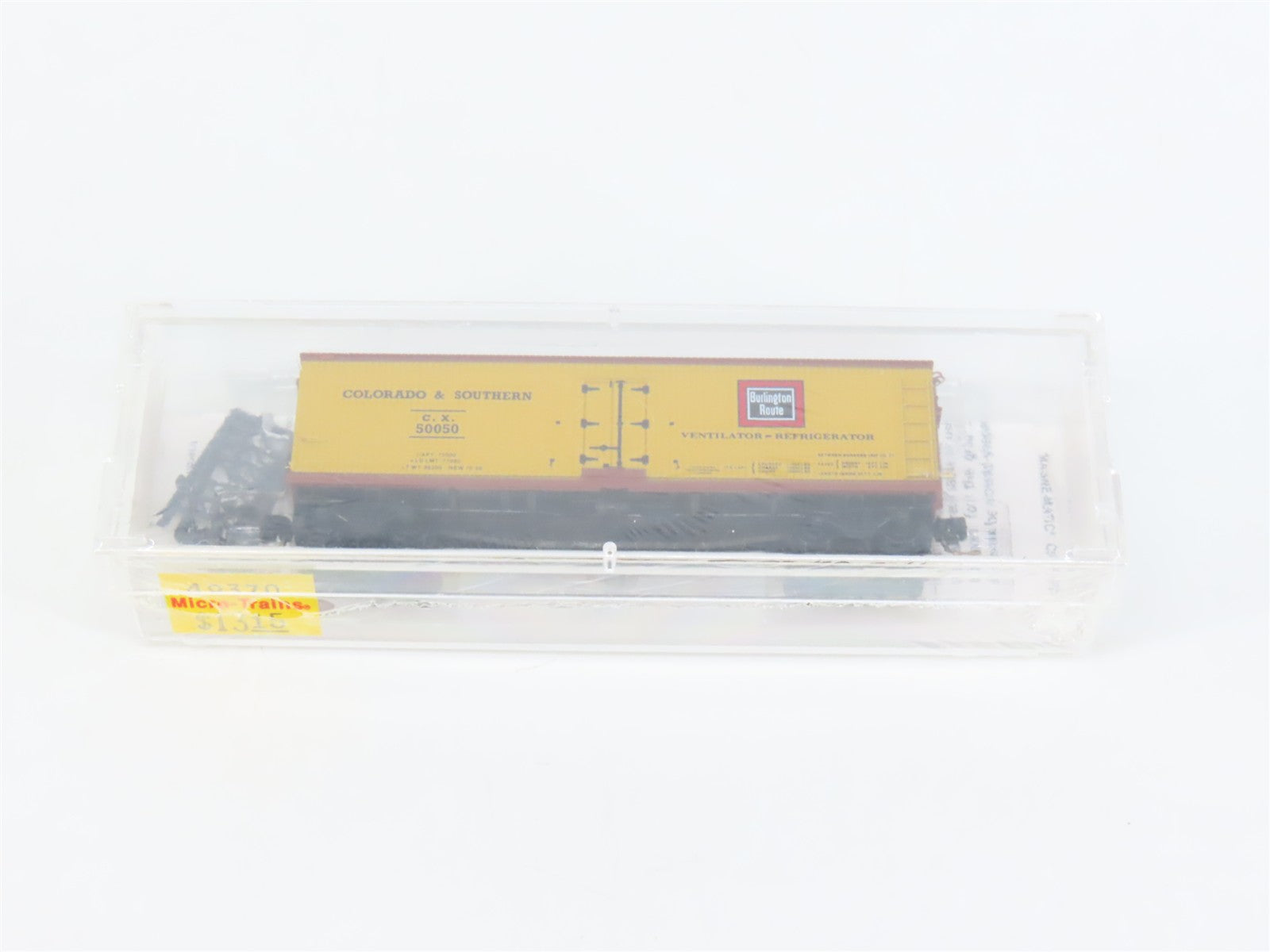 N Scale Micro-Trains MTL 49370 CX Colorado & Southern 40' Reefer 50050 RTR