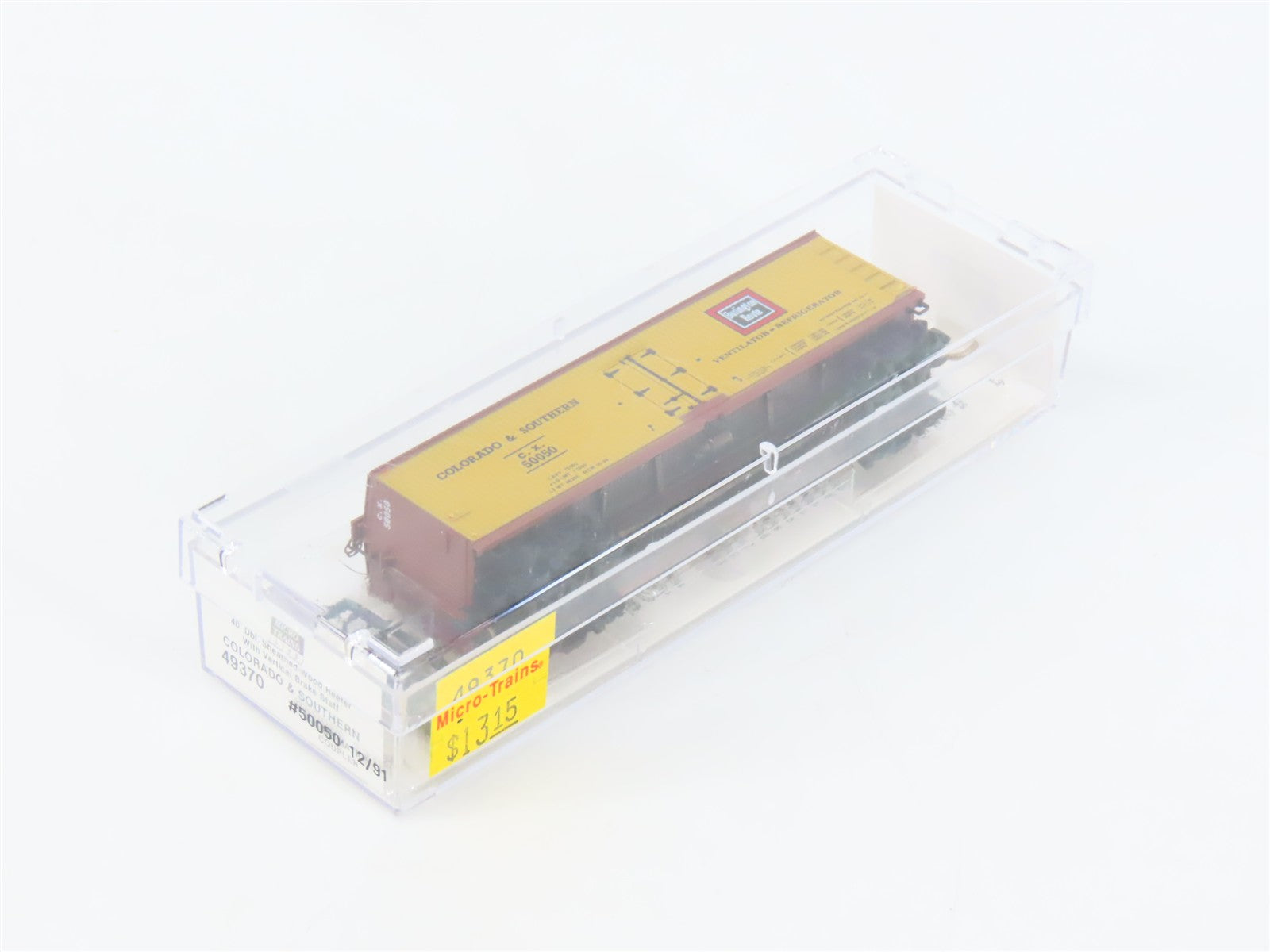 N Scale Micro-Trains MTL 49370 CX Colorado & Southern 40' Reefer 50050 RTR