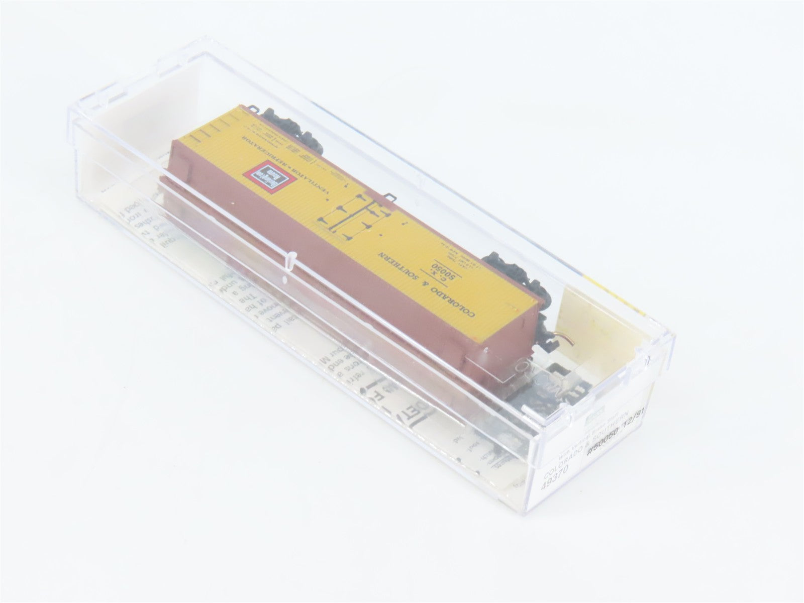 N Scale Micro-Trains MTL 49370 CX Colorado & Southern 40' Reefer 50050 RTR
