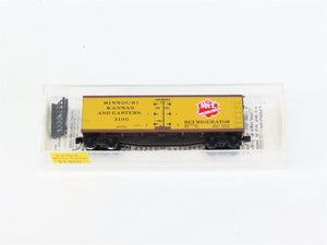 N Scale Micro-Trains MTL 49360 Missouri, Kansas & Eastern 40' Reefer RTR