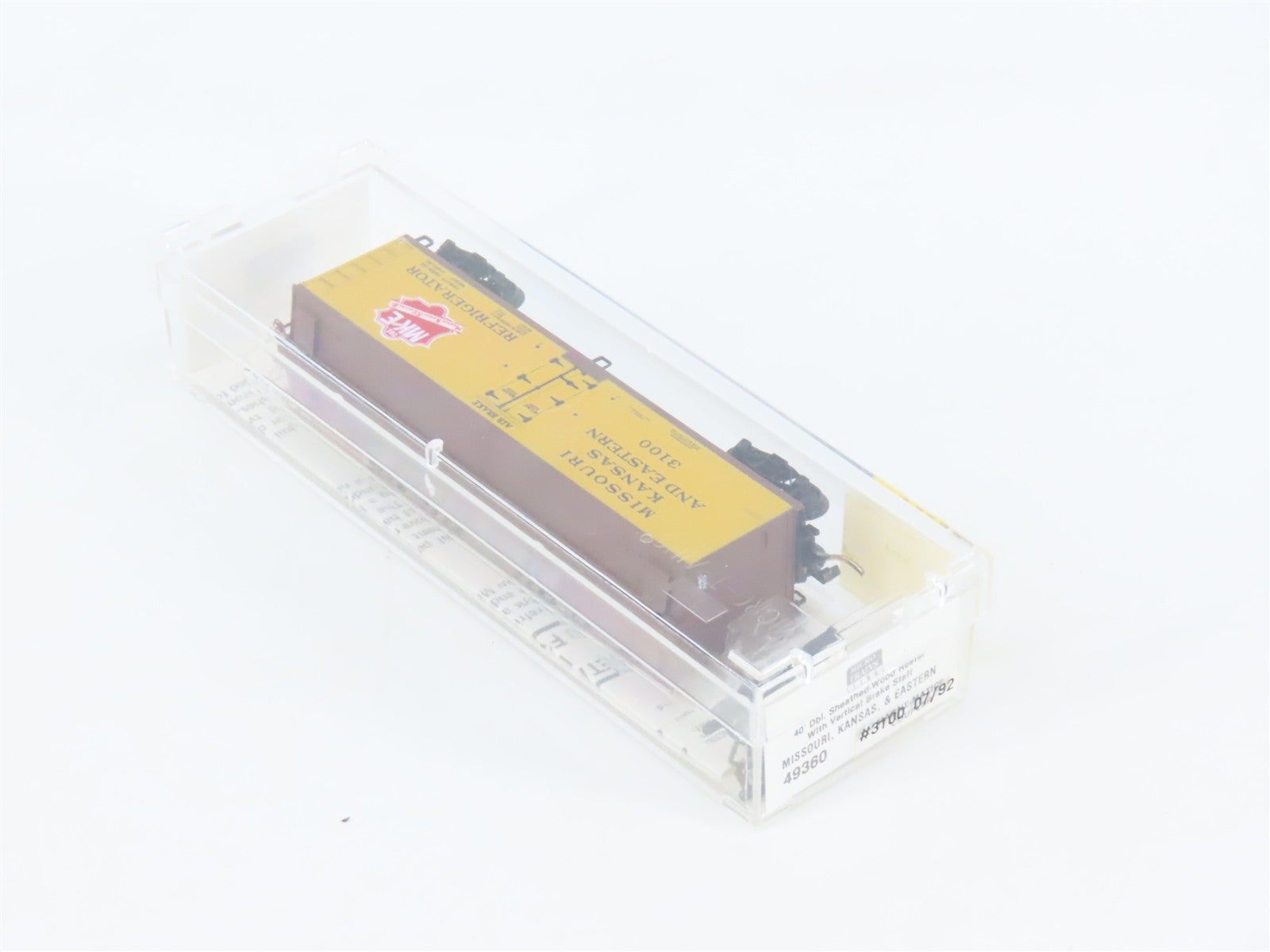 N Scale Micro-Trains MTL 49360 Missouri, Kansas & Eastern 40' Reefer RTR