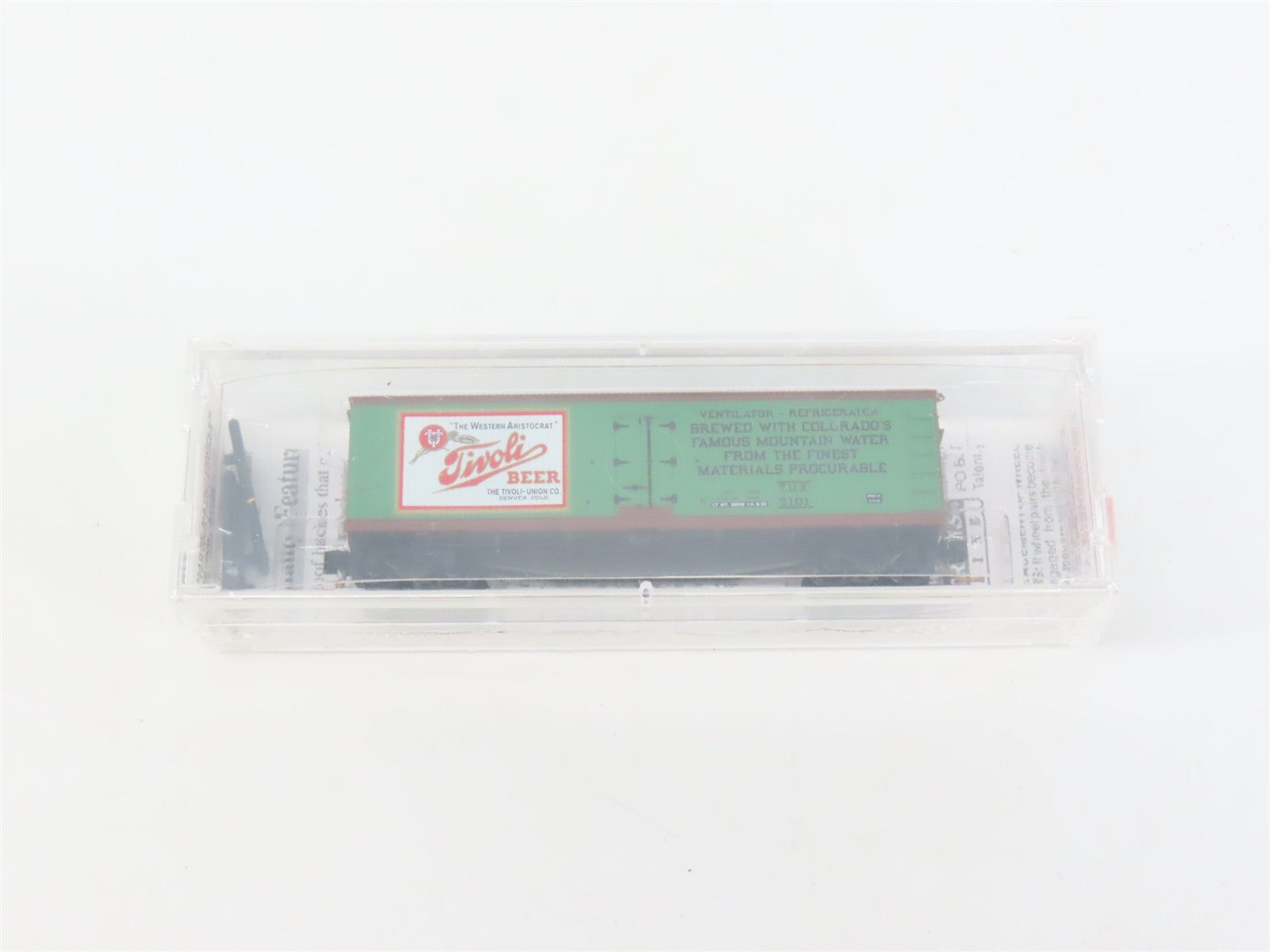 N Scale Micro-Trains MTL 49440 Tivoli Beer 40' Double Sheathed Wood Reefer RTR