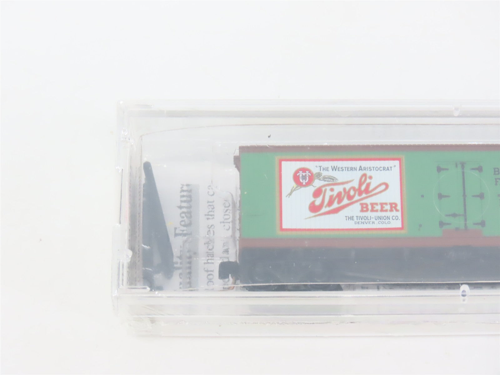 N Scale Micro-Trains MTL 49440 Tivoli Beer 40' Double Sheathed Wood Reefer RTR